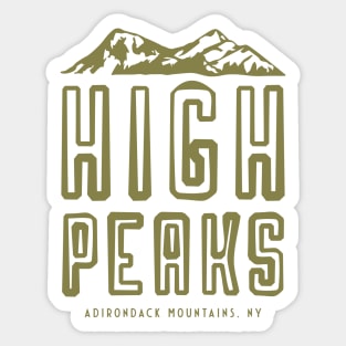 High Peaks - Adirondack Mountains Sticker